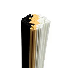 Varetas em Fibra de Algodão para Difusor Aromatizador Branca Preta 25cm 4mm Grande Cheiro Ambiente