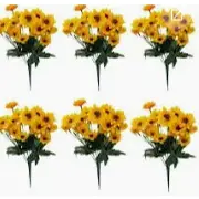 Buquê de Girassol Artificial com Toque Natural para Decoração