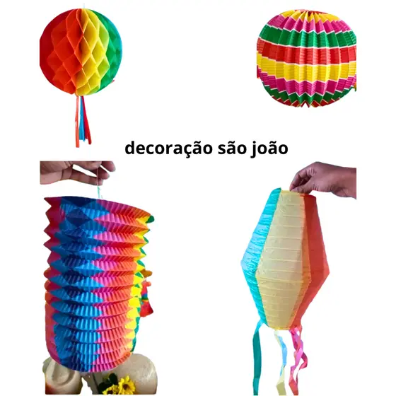 decoração de balões juninos são joão decoração