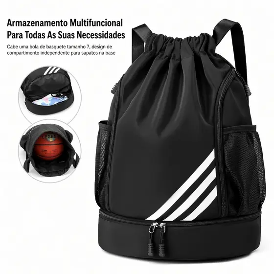 Bolsa Mochila Saco saquinho academia impermeável resistente