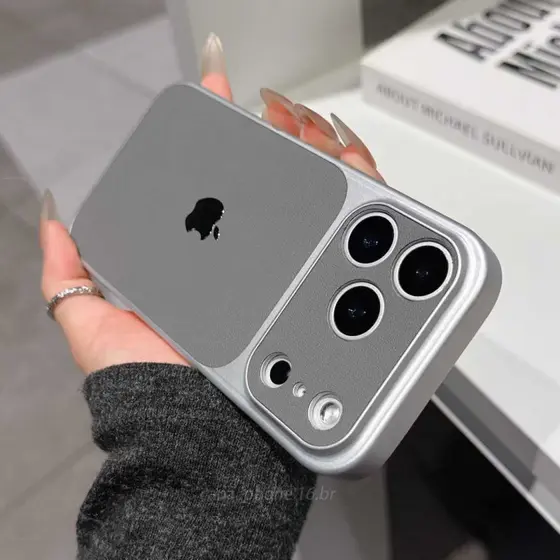 Nova Capa Rígida À Prova De Choque De material De Couro É Adequada Para iPhone 18 Pro Max ,17,16, 15 , 14  , 13 , 12 ,11