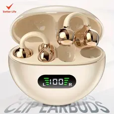 Fones De Ouvido Sem Fio Fone Bluetooth Com Microfone Handsfree Cancelamento Ruído Clipe Música Esportes Jogos Earplug