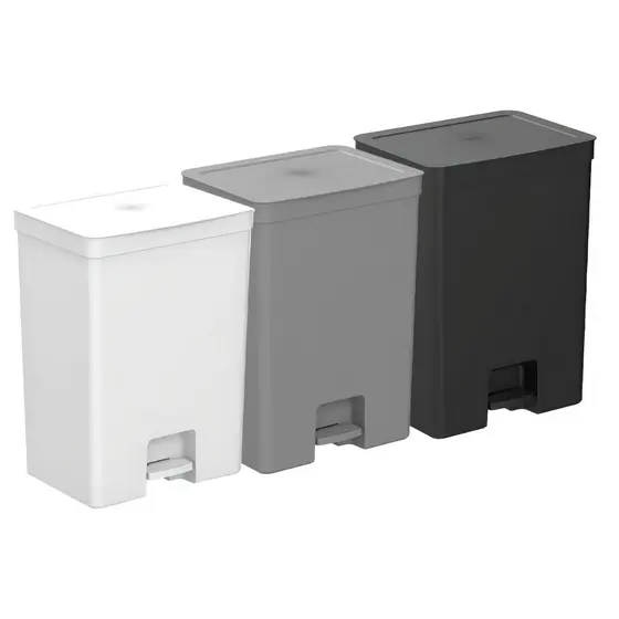 Lixeira de Pedal Trium 30L Duplo Compartimento LX4350 - Ou