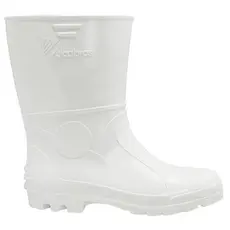 Bota de Borracha Impermeável PVC Cano Curto Branco BPCC12 - Vulcabras