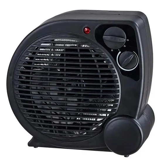 Aquecedor Portátil a Ar Ventilador Quente Preto AQ04 - Mimo Style