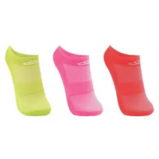 3 Pares de Meias Neon Feminina Cano Invisível 33/38 - Olympikus