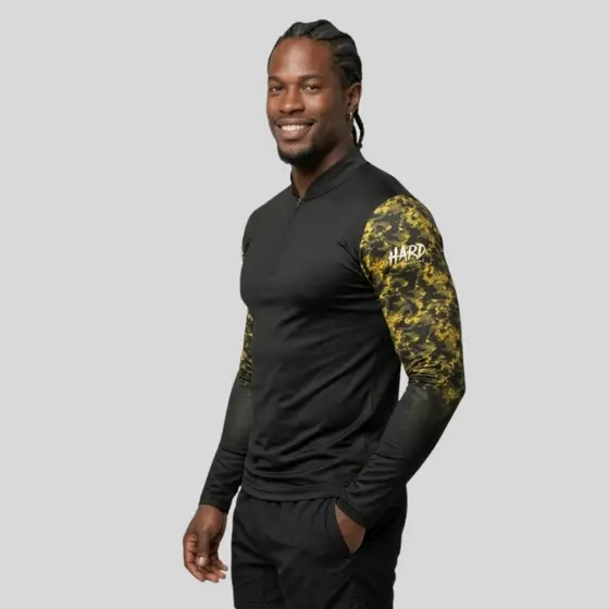 Camisas Manga Camuflada Hard Sport 7 Cores Proteção Uv50+ Leve Unissex