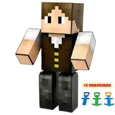 Boneco Articulado JazzGhost 25cm Gamer Youtuber Algazarra