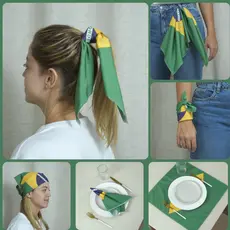 Faixa Multiuso Torcedor Decoração Copa do Mundo 2026 Seleção Brasileira