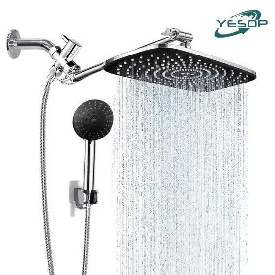 Chuveiro De Banheiro E Ducha Manual De Luxo Estilo Céu Estrelado 28x18cm De Parede Yesop