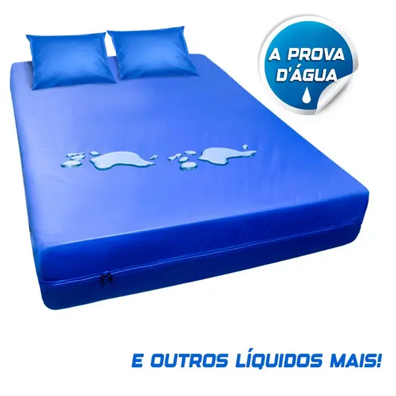 Capa Colchão Casal + 2 Capa Travesseiro Hospitalar Napa Premium