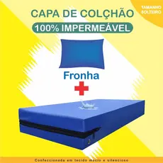 Kit 1 Capa Colchão + Fronha Impermeável Varias Medidas Promoção De Fabrica Toque Macio