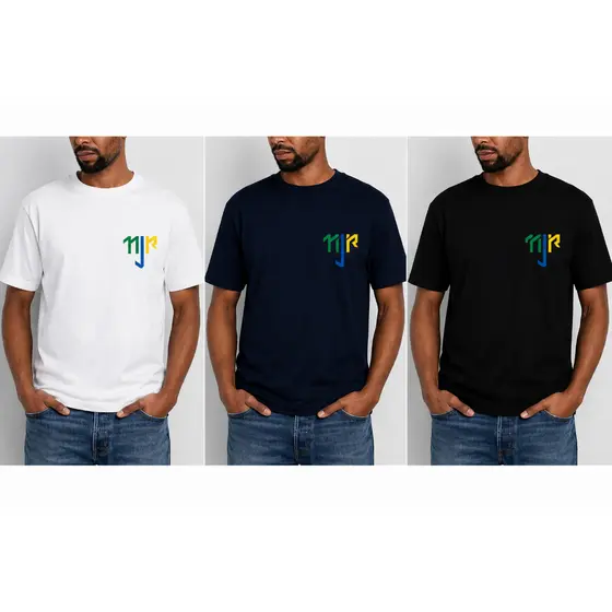 Camisa Básica T-Shirt Neymar Camiseta Algodão Jogador Futebol Blusa Esportiva