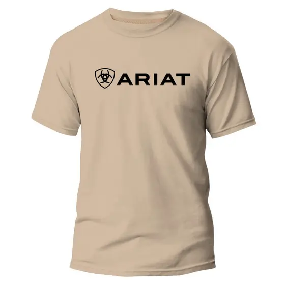 Camisa Masculina Algodão Camiseta Estilosa Estampa Country Ariat