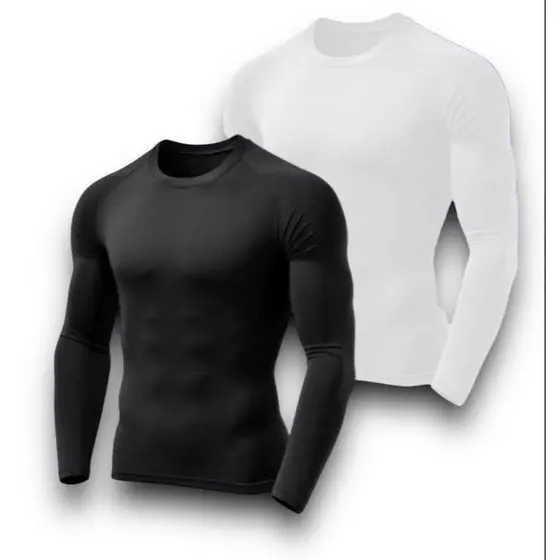 Camiseta Manga Longa Dry Fit Masculina - Casual - Treino - Academia - Esportes - Exercícios