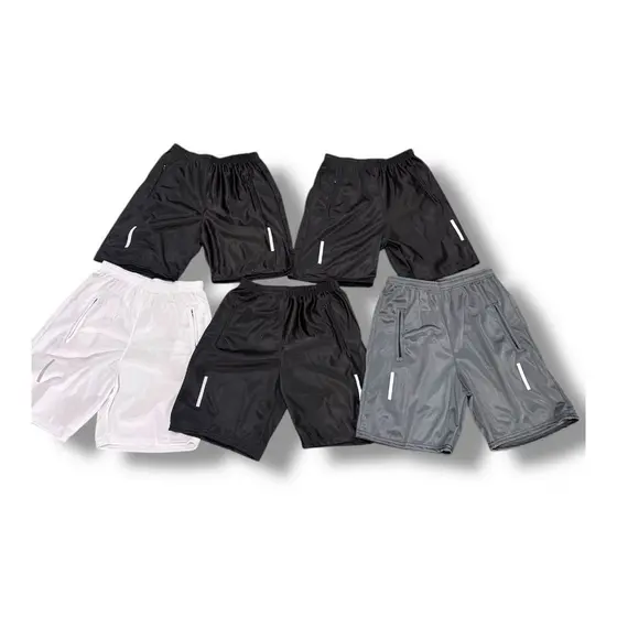 Kit 5 Bermudas Flaneladas com Bolsos e Elástico - Perfeitas para Atividades Esportivas