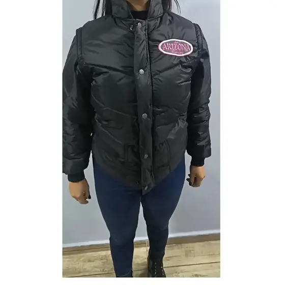 JAQUETA ARIZONA FEMININA COM BOLSO E REFLETIVA