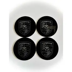 SUPORTES, DESCANSOS, BOLACHAS PARA COPOS KIT C/4 EM ACM – DIVERSOS MODELOS 8,5 X 8,5CM
