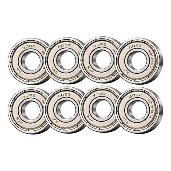 Kit Rolamentos 608ZZ ABEC Semi Profissional – Skate, Patins, Longboard e Patinete Alto Performance Alta Qualidade