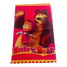 Toalha de rosto/mão Lancheira Masha e o Urso