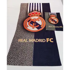 Kit Toalha de Banho + Toalha de Rosto Real Madrid
