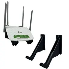 Suporte Para Tv Box  roteador De Parede Universal + 4 Parafusos MDF Organização e decoração