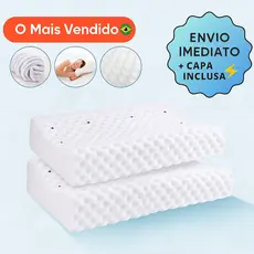 TRAVESSEIRO MAGNÉTICO ORTOPÉDICO CERVICAL PILLOW PREMIUM