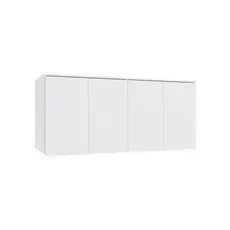 Armário Aéreo 4 Portas Kappesberg Adapt Branco 155cm