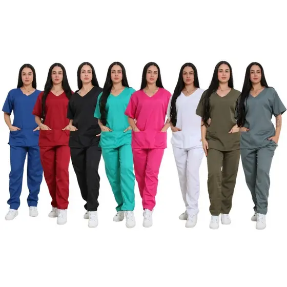 Pijama Hospitalar Cirúrgico Scrub Varias Cores Tamanhos