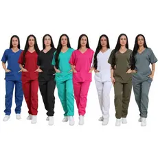 Pijama Cirúrgico Feminino Hospitalar - Oxford Promoção