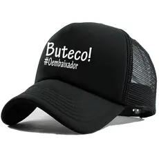 Boné Aba Curva Buteco! #Oembaixador Feminino e Masculino Snapback Trucker  Manolo Modas
