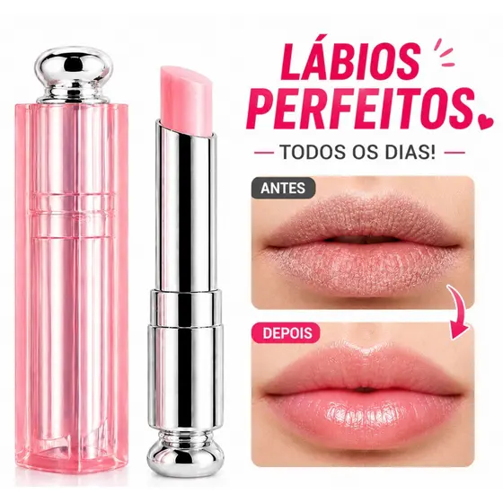 Lip Balm Hidratante para Lábios Ressecados Muda de Cor À Prova D’Água