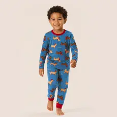Pijama Infantil Menino Suede Macio Manga Longa Conjunto Inverno Tam 2 ao 10
