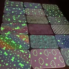 Luminosos Tapetes para quarto Sala de Estar/ Banheiro/ Quarto- Antiderrapantes e Super Absorvente- Brilha no Escuro