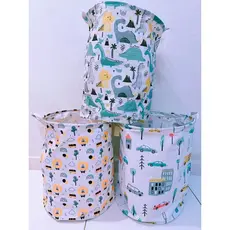 Cesto Organizador Infantil Brinquedo Roupa Suja Dobrável 60L