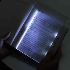 Luminaria Leitura Abajur Livro Luz Led Noturna Light Panel Cor Da Estrutura Preto