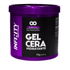 Gel Cera Capilar Masculino 1kg Infinity | Fixação Flexível + Hidratação | Envio Imediato