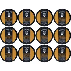 Kit 12x Cera Modeladora Caramelo Puro Fio 120g Fixação Forte Pasta Modeladora Profissional Cabelo Barba Bigode Envio hj!
