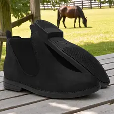 Bota Botina Masculina Chelsea Camurça Confortável Leve Cano Curto Dia dos Pais