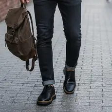 Sapato Masculino Oxford Derby Confortável Luxo Couro Leve
