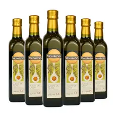 Kit com 6 Azeites de Oliva Extra Virgem Vicente Só 500ml