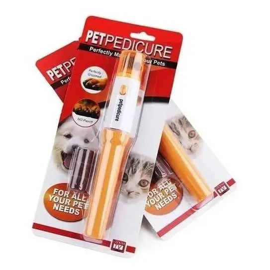 Lixa Elétrica Cortador De Unha Cães E Gatos Pet Shop+3 Lixas