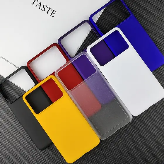Simples Ultra-Fino Fosco Duro Caso De Telefone Para Xiaomi Poco X6 X6Pro F7 Pro F7 Anti-Impressão Digital PC Capa Trasei