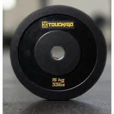 Anilha Olímpica Emborrachada 15kg Peso Profissional Academia Touch And Go -  (1 Unidade)