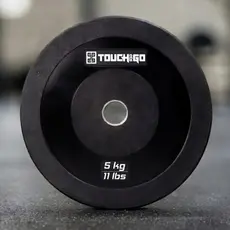 Anilha Profissional  5kg Olímpica Emborrachada Peso Academia Touch And Go -  (1 Unidade)