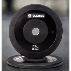 Kit 2 Anilhas 5kg (10kg) Emborrachada Bumper Crossfit Touch And Go