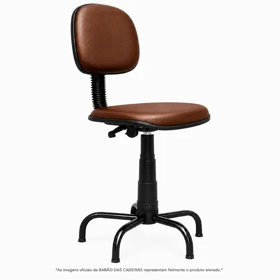 Cadeira Costureira NR17 Ergonômica Giratória Regulagem de Altura Várias Cores 110kg / DIRETO DA FABRICA