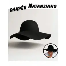 Chapeu Natanzinho Caminhoneiro de Feltro Sertanejo Cata Ovo Unissex Novo aba mole