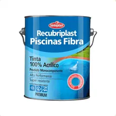 Tinta Recubriplast Piscina De Fibra 3,6l Cores Sinteplast