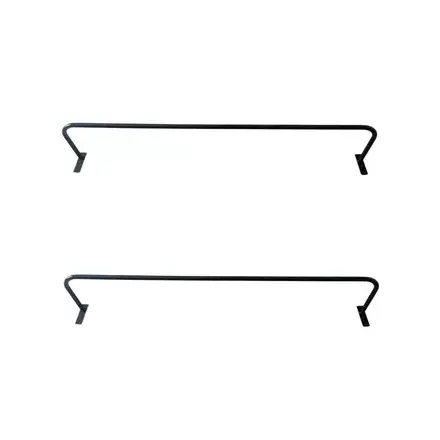 KIT COM 2 UNIDADES - ARARA PARA PAREDE 80 CM, COM PARAFUSO